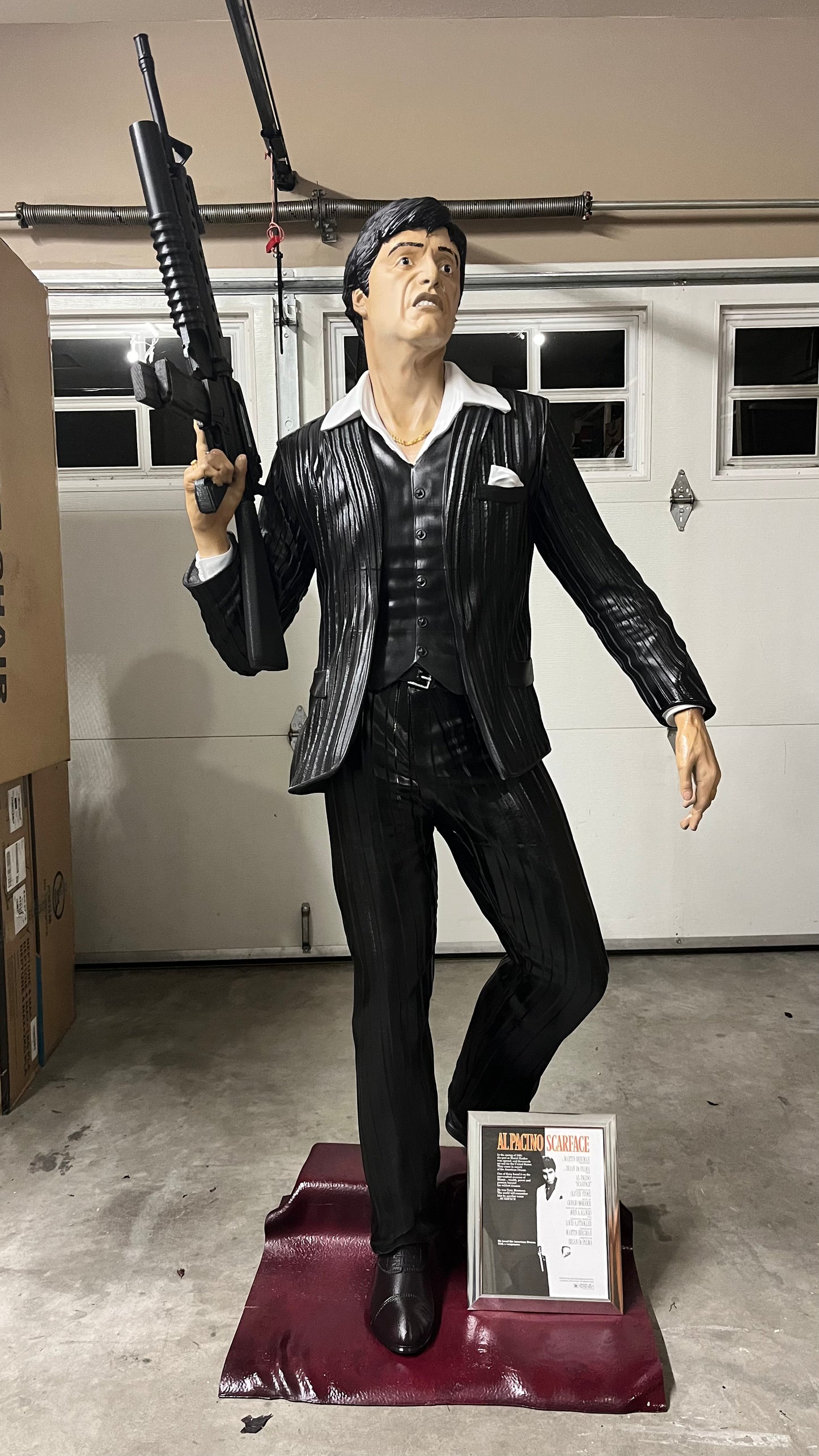 Al Pacino Scarface - Tony Montana Lifesize Fan Art Statue - Made to Order! FREE SHIPPING