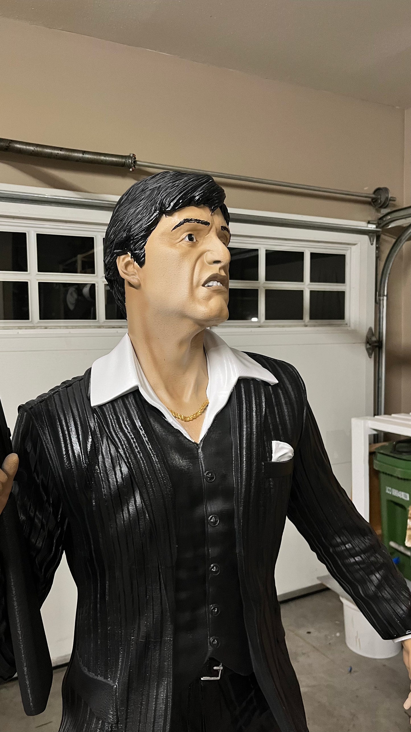Al Pacino Scarface - Tony Montana Lifesize Fan Art Statue - Made to Order! FREE SHIPPING